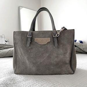 Balenciaga Papier A4 Mini Tote Crossbody Gray
